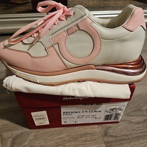 Ferragamo Brooklyn low-top leather sneakers